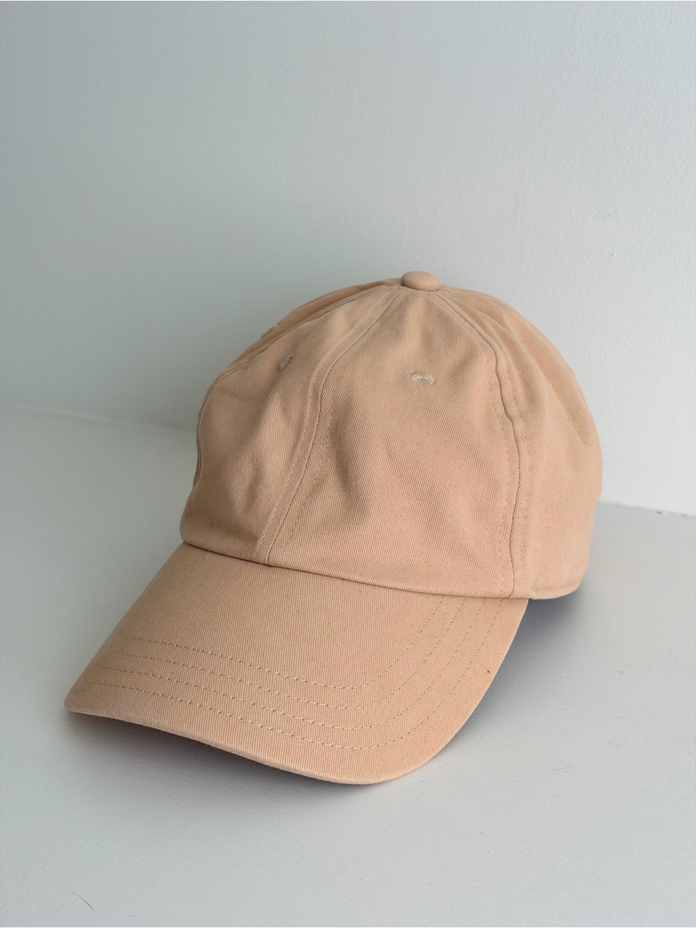 Classic Beige Baseball Cap TNA